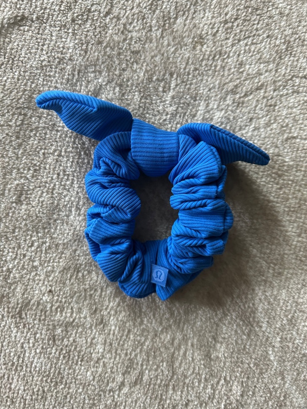 lululemon athletica Blue Scrunchie with Bow